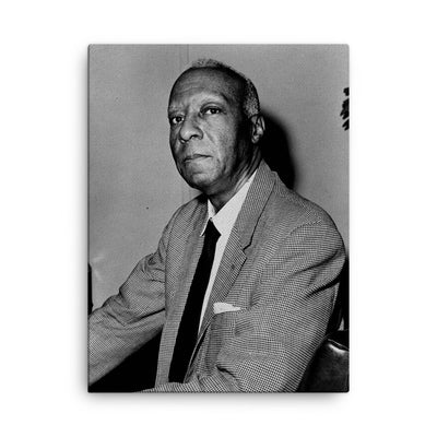 A Philip Randolph canvas print on a plain backdrop in size 18