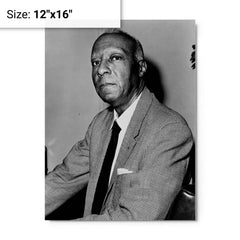 A Philip Randolph metal print on a plain backdrop in size 12"x16".