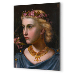 A Saxon Princess by Emma Sandys metal print mockup
