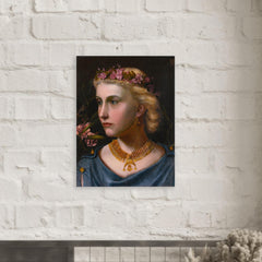 A Saxon Princess by Emma Sandys metal print mockup
