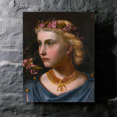 A Saxon Princess by Emma Sandys metal print mockup