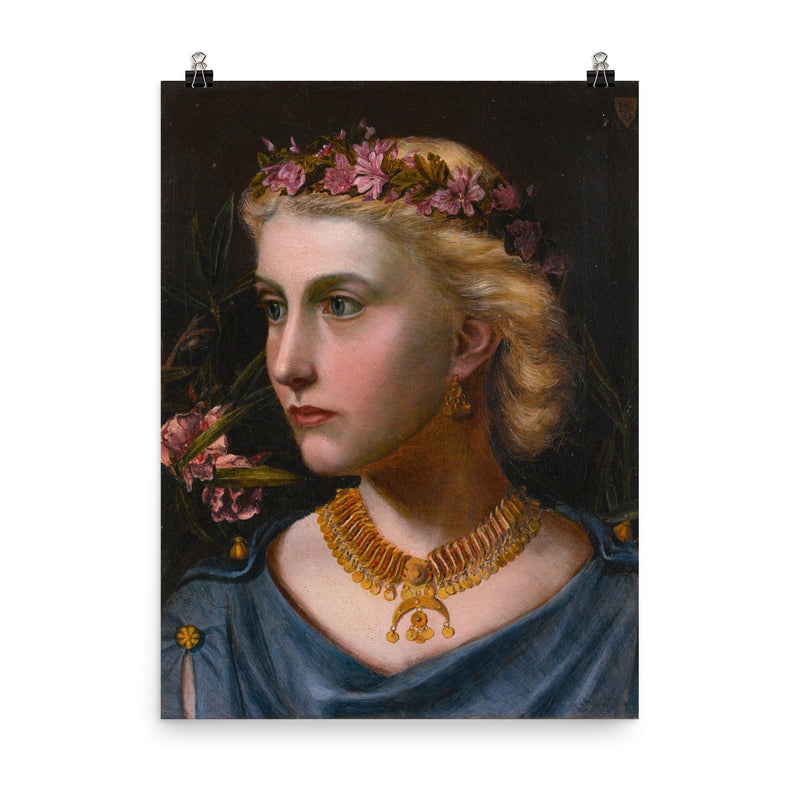 A Saxon Princess by Emma Sandys poster on a plain backdrop in size 8