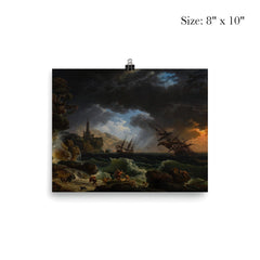 A Shipwreck in Stormy Seas by Claude-Joseph Vernet, 1773 poster 4