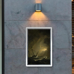 A Small Dutch Ship Riding Out A Storm by Willem van de Velde the Younger poster 2