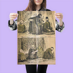 A Son is Born vs. A Daughter is Born, Azerbaijani Satire, 1909 poster 3