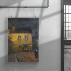 A Street Corner in Prague by Jakub Schikaneder, 1924 poster 4