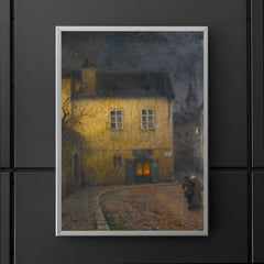 A Street Corner in Prague by Jakub Schikaneder, 1924 poster 5