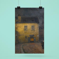 A Street Corner in Prague by Jakub Schikaneder, 1924 poster 6