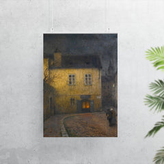 A Street Corner in Prague by Jakub Schikaneder, 1924 poster 7