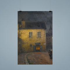 A Street Corner in Prague by Jakub Schikaneder, 1924 poster 9