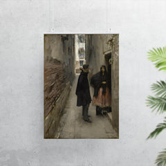 A Street in Venice by John Singer Sargent, 1880 poster 7