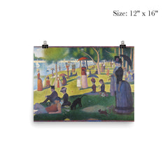 A Sunday Afternoon on La Grande Jatte  Seurat 1884 poster 3