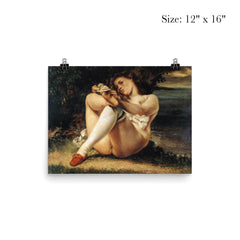 A Woman with White Stockings by Gustave Courbet poster 3