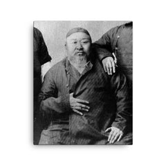 Abai Qunanbaiuly canvas print on a plain backdrop in size 16"x20".