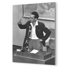 Abba Kovner metal print mockup