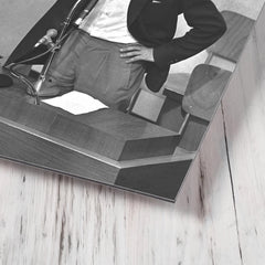 Abba Kovner metal print mockup