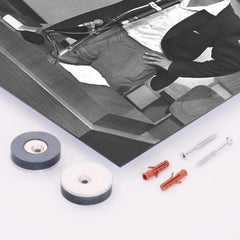 Abba Kovner metal print mockup