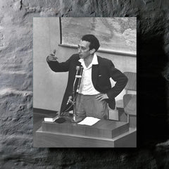 Abba Kovner metal print mockup