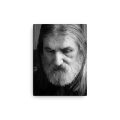 Abbas Kamandi canvas print on a plain backdrop in size 12"x16".