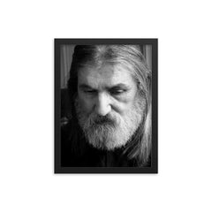 Abbas Kamandi framed print on a plain backdrop in size 12"x16".