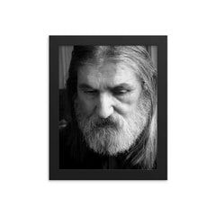 Abbas Kamandi framed print on a plain backdrop in size 8"x10".