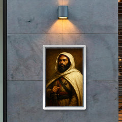 Abd al Qadir of Algeria dignified resistance portrait poster 2