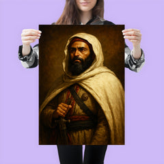 Abd al Qadir of Algeria dignified resistance portrait poster 3