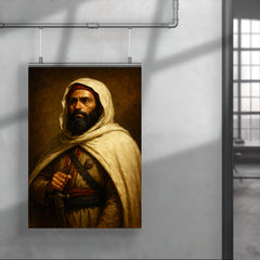 Abd al Qadir of Algeria dignified resistance portrait poster 4