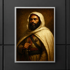 Abd al Qadir of Algeria dignified resistance portrait poster 5