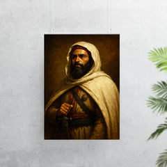 Abd al Qadir of Algeria dignified resistance portrait poster 7