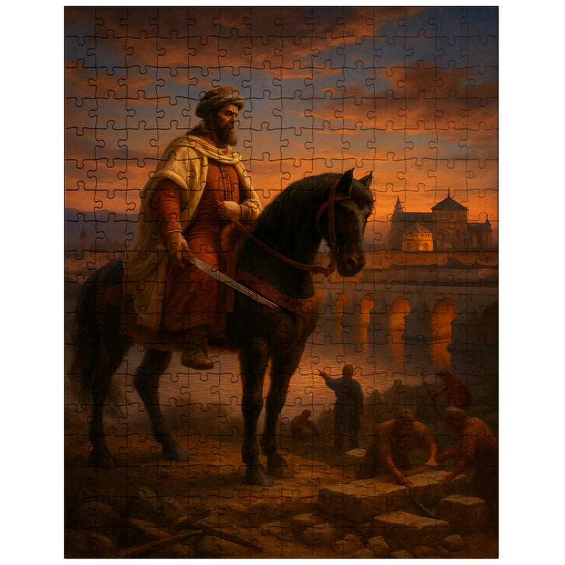 Abd al Rahman I founding Córdoba at dusk jigsaw puzzle