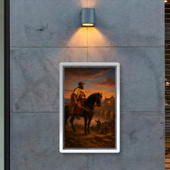 Abd al Rahman I founding Córdoba at dusk poster 2