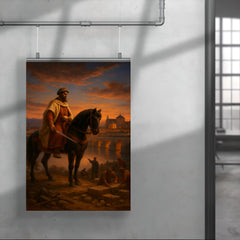Abd al Rahman I founding Córdoba at dusk poster 4