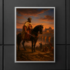Abd al Rahman I founding Córdoba at dusk poster 5