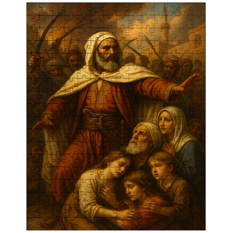 Abd el Kader protecting Christians in Damascus jigsaw puzzle