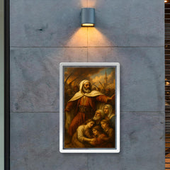 Abd el Kader protecting Christians in Damascus poster 2