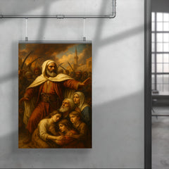 Abd el Kader protecting Christians in Damascus poster 4
