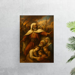 Abd el Kader protecting Christians in Damascus poster 7