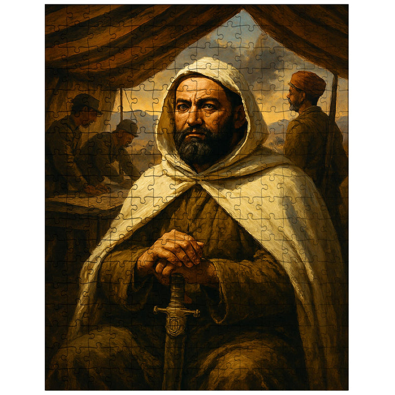 Abd el Krim at the Rif War command tent jigsaw puzzle