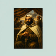 Abd el Krim at the Rif War command tent poster 8