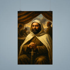 Abd el Krim at the Rif War command tent poster 9