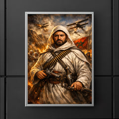 Abd el Krim in Rif resistance regalia poster 5