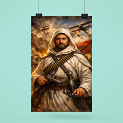 Abd el Krim in Rif resistance regalia poster 6