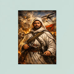 Abd el Krim in Rif resistance regalia poster 8