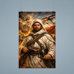 Abd el Krim in Rif resistance regalia poster 9