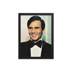 Abdel Halim Hafez framed print on a plain backdrop in size 12"x16".