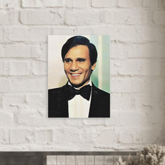 Abdel Halim Hafez metal print mockup