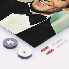 Abdel Halim Hafez metal print mockup