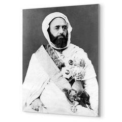 Abdelkader El Djezairi metal print mockup