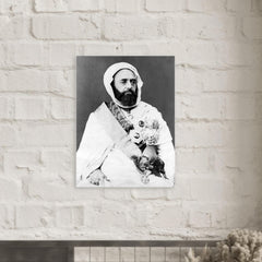 Abdelkader El Djezairi metal print mockup